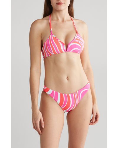 Maaji Wave Victorious Sublimity Reversible Two-piece Swimsuit - Pink