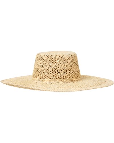 L*Space Bungalow Straw Hat - White