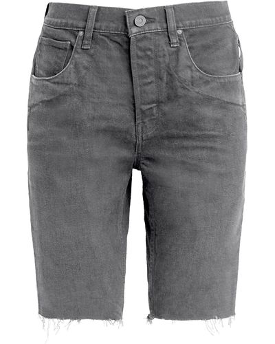 Hudson Jeans Hudson Rex Raw Edge Shorts - Gray