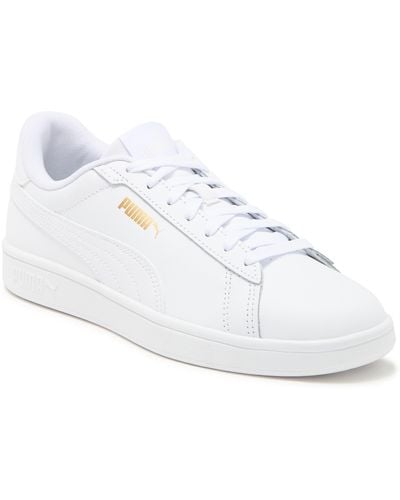 PUMA Smash 3.0 Low Top Sneaker - White