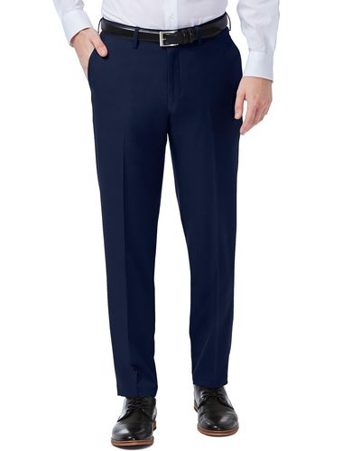 Haggar Premium Comfort Dress Pant Slim Fit - Blue