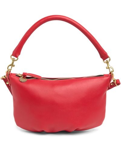 Clare V. Petit Moyen Pouch Bag - Red