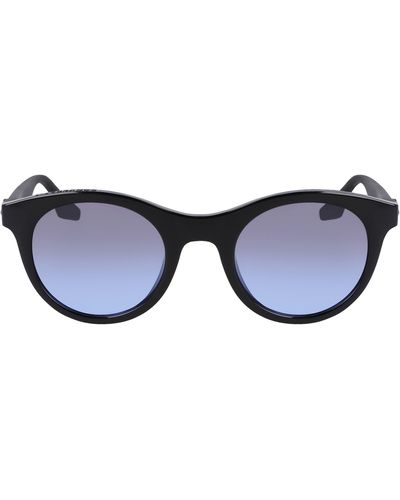 Converse Restore 49mm Gradient Round Sunglasses - Blue