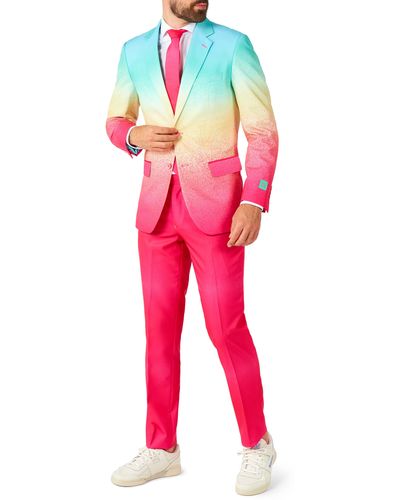 Opposuits Funky Fade 3-piece Suit Set - Red