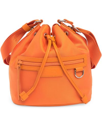 Longchamp Small Le Pliage Neoprene Bucket Bag - Orange