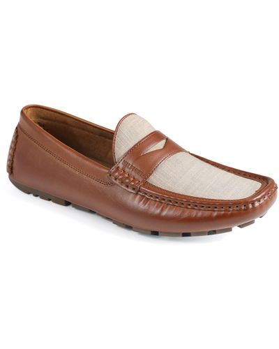 Tommy Hilfiger Anikot Two-tone Driver Loafer - Brown