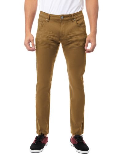 Xray Jeans Classic Twill Skinny Jeans - Brown