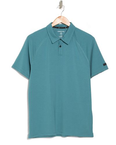 Kenneth Cole Active Stretch Polo - Blue