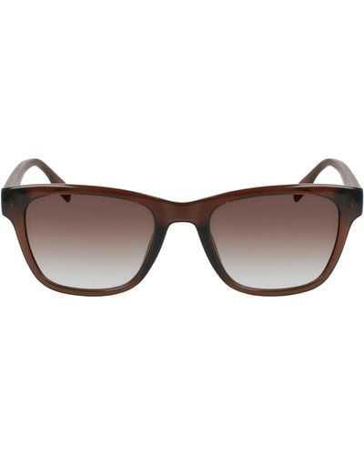 Converse Malden 52mm Rectangular Sunglasses - Brown