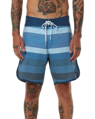 Ezekiel Shark 18 Boardie Shorts - Blue