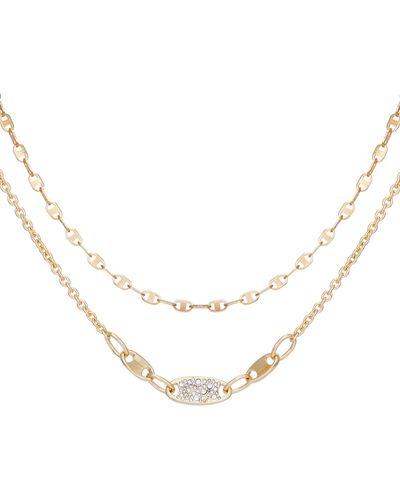 Vince Camuto Mariner Chain Layered Necklace - Metallic