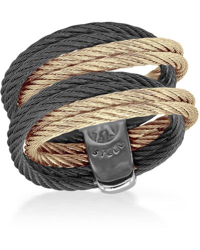 Alor Tri-tone Rope Ring - Multicolor