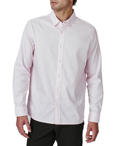 7 Diamonds Venetia Solid Button-up Shirt - White