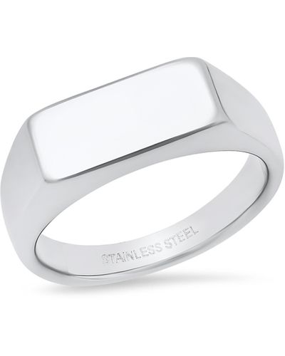 HMY Jewelry Bar Ring - Metallic