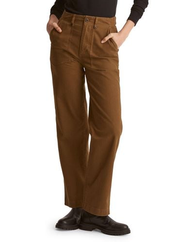 Madewell The Perfect Utility Edition Wide Leg Pants - Brown