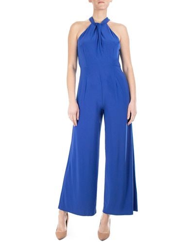 Blue Nina Leonard Jumpsuits and rompers for Women | Lyst