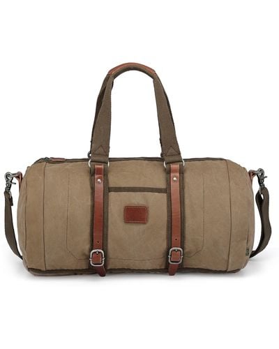 The Same Direction Forest Canvas Duffle Bag - Brown
