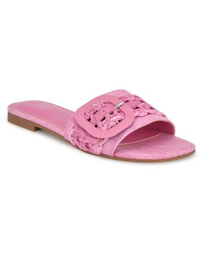 Nine West Horaey Slide Sandal - Pink