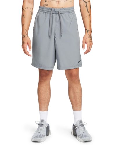 Nike Form Dri-fit 9-inch Unlined Versatile Shorts - Blue