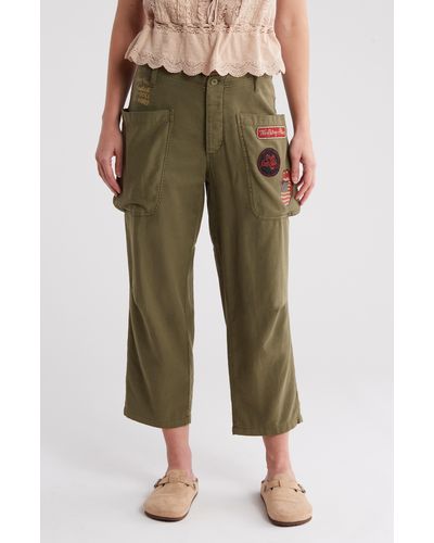 Lucky Brand Rolling Stones Utility Pants - Green