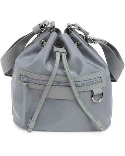 Longchamp Small Le Pliage Neoprene Bucket Bag - Gray