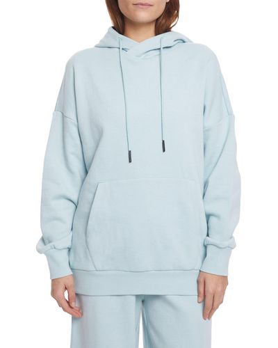 SAGE Collective Cover Your Assets Knit Hoodie - Blue