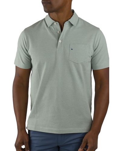 Tailor Vintage Performance Birdseye Piqué Polo Shirt - Gray