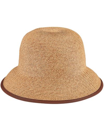 San Diego Hat Ribbon Trim Bucket Hat - Natural