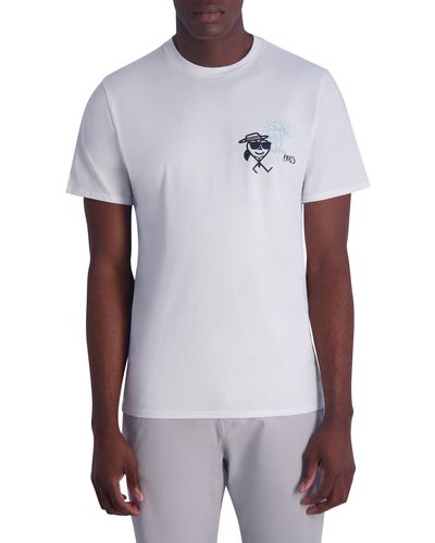 Karl Lagerfeld Hawaiian Karl Graphic T-shirt - White
