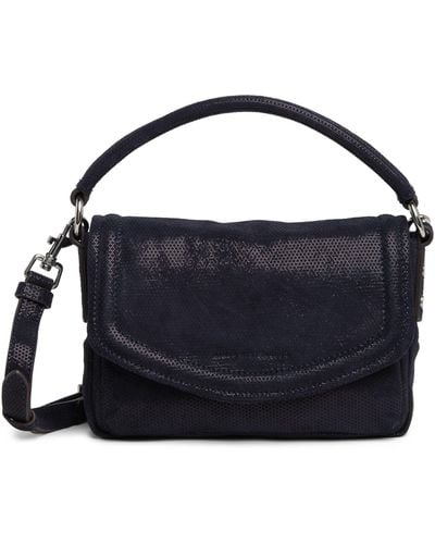 Aimee Kestenberg Here And There Top Handle Leather Shoulder Bag - Blue
