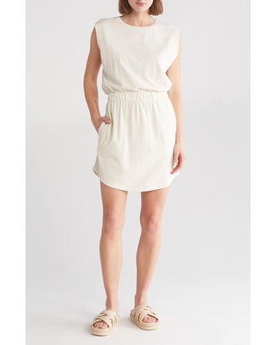 Melrose and Market Cotton T-shirt Dress - White