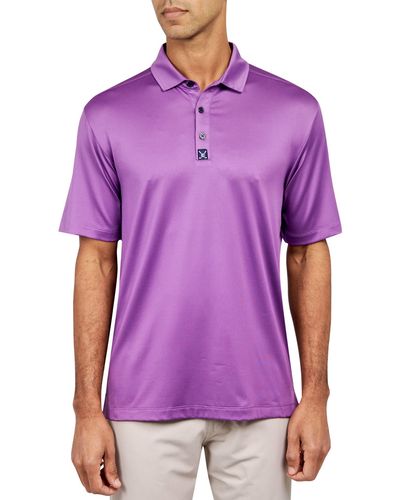 Con.struct Solid Golf Polo - Purple