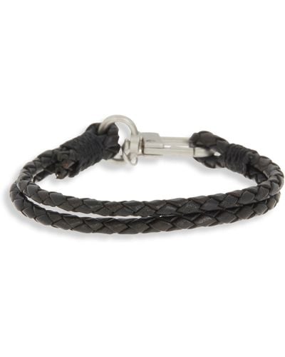 Caputo & Co. Braided Craftman Bracelet - Black