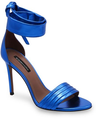 BCBGMAXAZRIA Suji Ankle Wrap Sandal - Blue