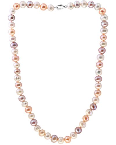 Effy Sterling Silver 7mm Freshwater Pearl Necklace - White