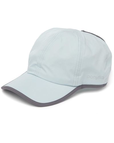 David & Young Water Resistant Active Ponyflo Hat - Gray