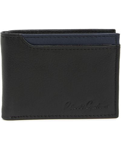 Robert Graham Coupe Leather Passcase Wallet - Black
