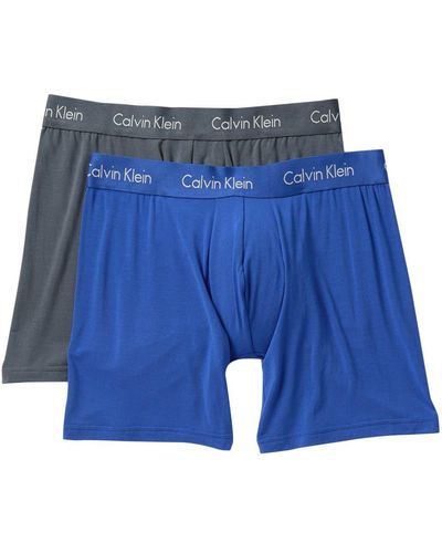 Calvin Klein Modal Boxer Briefs - Blue