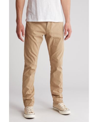 Lucky Brand Cotton Stretch Canvas Pants - Green