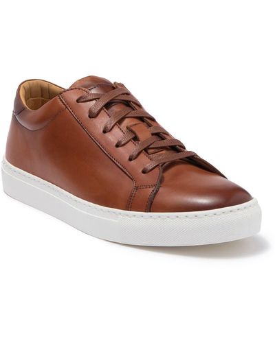 To Boot New York Devin Leather Sneaker - Brown