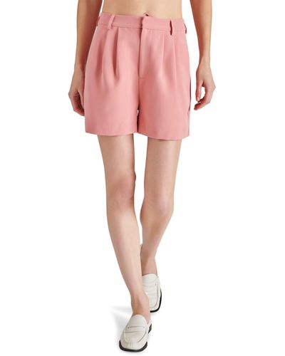 Steve Madden Pleated Shorts - Pink