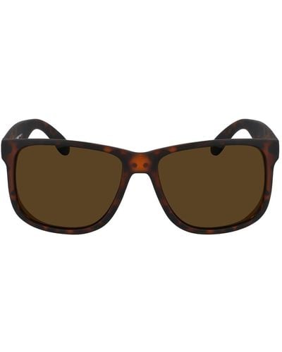 Cole Haan 55mm Matte Square Sunglasses - Multicolor