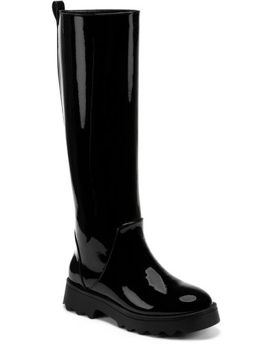 Aerosoles Slalom Water Resistant Faux Leather Boot - Black