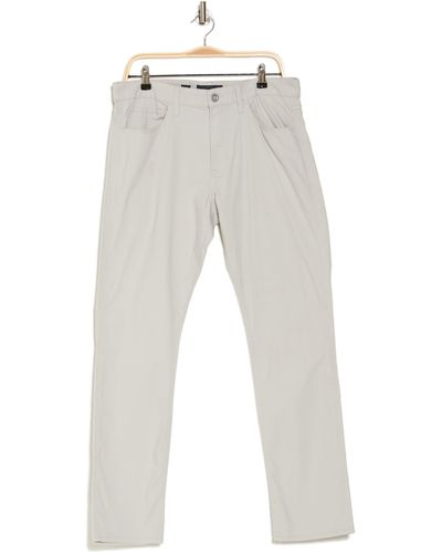 Lucky Brand Cotton Stretch Canvas Pants - White