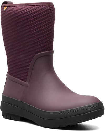 Bogs Crandall Ii Mid Waterproof Rain Boot - Purple