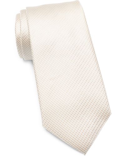 Calvin Klein Harper Unsolid Tie - White