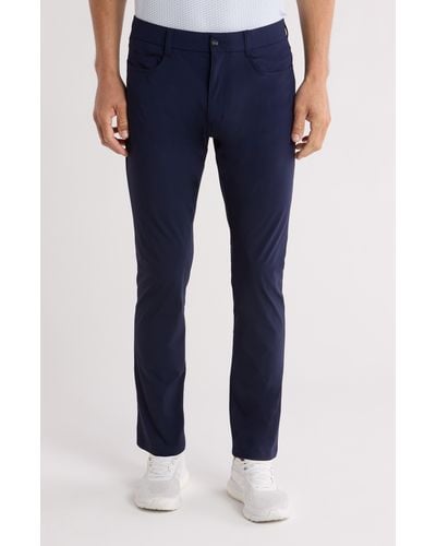 Callaway Golf® Flat Front 5-pocket Golf Pants - Blue