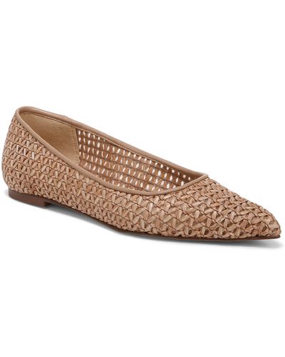 Sam Edelman Wanda Pointed Toe Flat - Wide Width Available - Brown