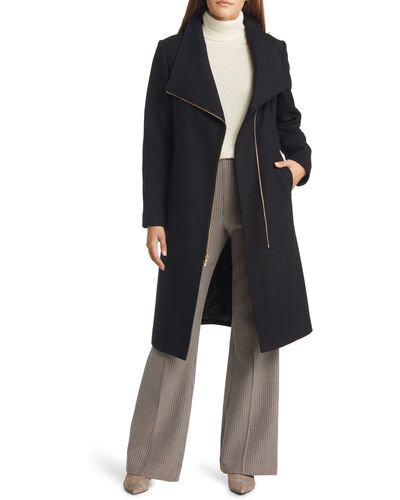Cole haan asymmetrical wool coat Clearance