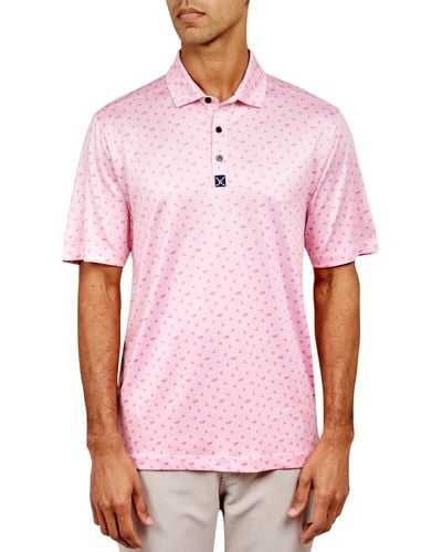 Con.struct Watermelon Golf Polo Shirt - Pink